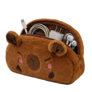 Pencil Cases For Kids Cute Cartoon Capybara Pencil Pouch Organizer Large Capacity Pen Bag School Stationeries Pencil Organizer