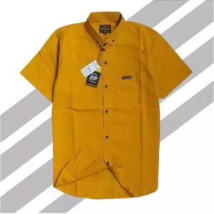 Terbaru Kemeja pria Lengan pendek Katun