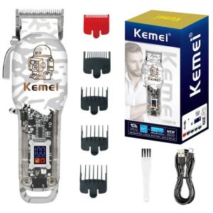 Kemei KM-2137 Hair Clipper Rechargeable Hair Trimmer For Men Electric Shaver Professional Beard Razor Adjustable