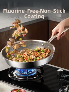 Midea | Non-stick Honeycomb 316L Stainless Steel Wok