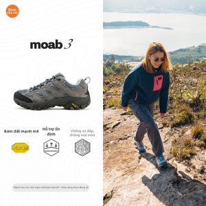 Merrell | Giày Đi Bộ Đường Dài Chống Mòn Chống Trượt Thoáng Khí