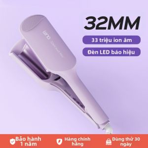 LENA | Lena Ống Xoăn Tóc 32mm Ions Âm Tóc Xoăn Sóng Nước Ống Xoăn Tóc Cầm Tay Ống Xoăn Tóc Ủi Tóc 690 Đồ Dùng Làm Đẹp