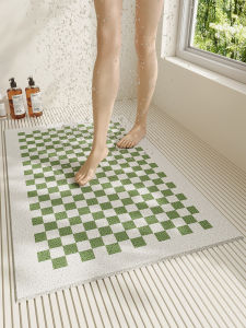 Non-Slip Bathroom Mat Home Use Foot Mat Can Be Cut Silk Circle Waterproof Shower Bath Toilet Anti-Slip Pad Home Decorative Rug