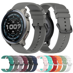 สายนาฬิกาซิลิโคนแบบสปอร์ต ขนาด 20 มม. 22 มม. สำหรับนาฬิกา Huami AMAZFIT BALANCE 2 สายนาฬิกา Amazfit BALANCE/Active 2 44 มม./Bip 6 5 3 U S Pro