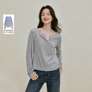 INMAN | Elegant V-Neck T-Shirt