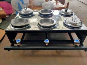 paket kompor martabak mini 6 tungku & 6 Loyang martabak mini