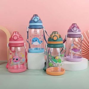 BOTOL MINUM KARAKTER BINATANG LAUT ( 2667 ) 550 ML PLUS TALI PANJANG
