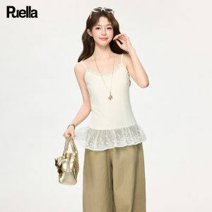 puella | Layering Lace Hem Slim Tank Top