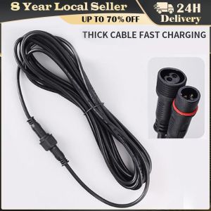 ❤️【Same Day Delivery】【10M/5M】Double Hole Plug Led Solar Light Extension Cable Waterproof Outdoor Floodlights Street Light Wire Lamp Cord
