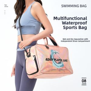 Waterproof Portable Separate Wet and Dry Sports Bag