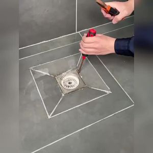 Stainless Steel Floor Drain Core Odor Prevention Deep Water Seal Extension Pipe 1 Unit