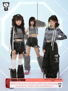 PANDA STORM | Jazz Dance Shiny Childrens Outfit