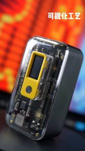 Pin sạc dự phòng trong suốt sạc nhanh nháy theo nhạc G08 sạc nhanh PD20W và QC22.5W dung lượng 10.000 mAh - Hàng chính hãng