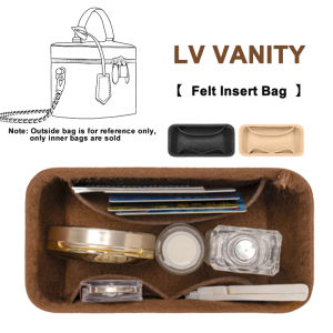 Felt Insert Bag Organizer for VANITY Box Comestic Bag Luxury Womens Makeup Iner Pouch Storage Bags Handbag Tote Shaper