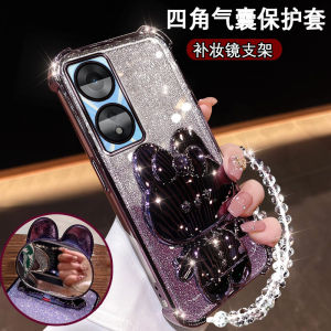 Oppo A58X A78 New Style Shockproof Soft Silicone Phone Case with Lens Protection Full Cover Four Corners Anti-fall Airbag