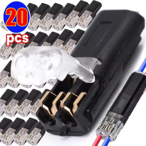 ปลั๊ก3Pin 20ชิ้นสายสายรถยนต์ขั้วต่อไฟฟ้ากันน้ำไฟฟ้ายานยนต์การเชื่อมต่อขั้วต่อสายขั้วต่อไฟฟ้า