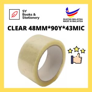 ARROW OPP Tape 48mm x 90 yards x 43 mic / Transparent Packaging Tape / Clear Tape / Packaging Plastic Strong Adhensive Tape / 透明胶纸 / 玻璃胶纸 / 胶带
