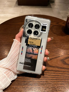 LINGRONG | Retro Film Style Transparent Full Lens Protection Soft Silicone Case