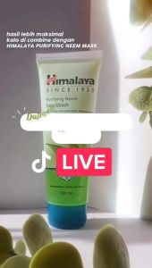 Himalaya Purifying Neem Face Wash 100ml - Kosmetik Herbal Online