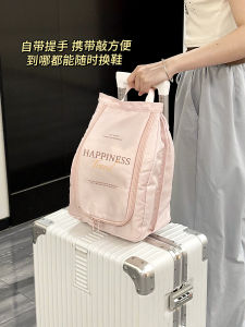 Túi Đựng Giày Đi Biển Chống Thấm Nước Cầm Tay Du Lịch Dép Bọc Da PU Mềm Tiện Dụng