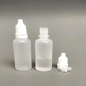 100PCS 10/15/20/30/50 ML Wholesale Eyes Liquid Dropper Refillable Bottles Empty Plastic Squeezable DIY Containers