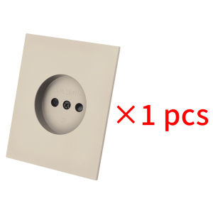 Warm Button Light Switch Embedded Skin Feel Paint Wall Socket Power Sockets Integrated Panel DIY Combination Embedded Paint Home