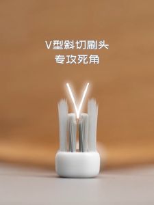 Orthodontic toothbrush for orthodontic teeth V-shaped U-shaped brush head soft-bridged adult and children toothbrush braces toothbrush