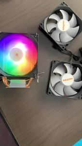 90MM CPU Cooler Fan 9025 DC12V Square 3PIN/4PIN PWM Lightless/RGB Case Cooling Fan for PC CPU Cooler Replacement Fan