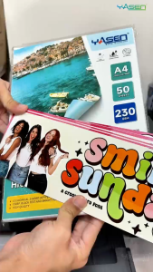 Photo Paper Double Sided Glossy Yasen A4 50PCS 120-300GSM for Album Photocard ID