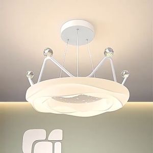 Đèn trần thả chùm pha lê dễ thương cho bé gái thiết kế ngọt ngào với nhiều kích thước lựa chọn