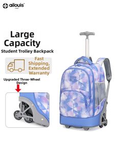 ailouis | Spinal Protection Lightweight Quiet Climbing Rod Rolling Backpack