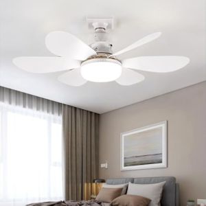 40w Fan Light Stylish Decorative Ceiling Fan Light Dimming LED Lamp 3-Speed Adjustable Smart Fan for Living Bedroom Dining