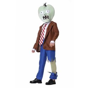 Foreign Trade European and American Halloween cos Zombie Costume Plants Vs Zombies Game Role Play Costume