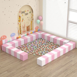 Home Entrance Long Bench Soft Padded Childrens Combination Colorful Fence Sofa Shoe Changing Stool for Kindergarten