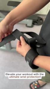 1 Pair Adjustable Wrist Wrap Elastic Wrist Guard Wrist Protection Band for Weight Lifting Crossfit Powerlifting Strength Tr