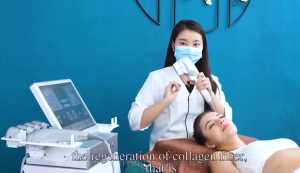 Portable Dual-control Smas 7 D Facial & Body 7 Cartridges 7d Machine Face Lifting Professional Equipment
