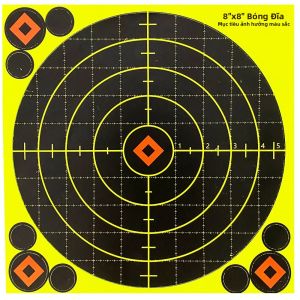 10 Gói 20.5x20.5 CM Giấy Mục Tiêu Bắn Súng Tự Dính Để Luyện Tập Phụ Kiện Chơi Sơn Chiến