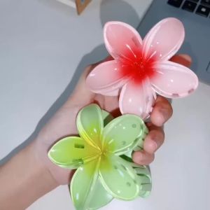 Kẹp Hoa Sứ Hot Xu Hướng Mới Màu Thạch Pastel Không Đau Tóc Phụ Kiện Tóc Nữ Và Bé Gái