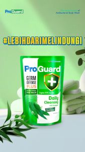 ProGuard Germ Defense Plus Eucalyptus Detox Body Wash Anti-Bakteri Pouch 410ml