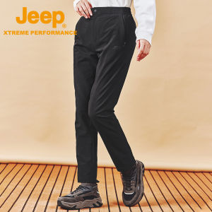 Jeep | Jeep Outdoor Breathable Fleece Womens Hiking Pants Elastic Casual Trousers Tibet Trekking Waterproof Soft Shell Long Pants