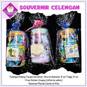 Kinovsyashop - (Dpt 10) Souvenir Celengan Anak/Souvenir Ultah/Hadiah Lomba