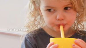 Marcus & Marcus Silicone Straw & Brush Set 6s