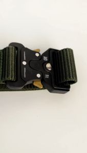 เข็มขัดยุทธวิธีสำหรับผู้ชาย พร้อมหัวเข็มขัดพลาสติกปลดเร็ว เข็มขัดไนลอนแบบลำลองสไตล์ญี่ปุ่นสำหรับผู้ชายและผู้หญิง ระบายอากาศได้ดีและไม่ลื่น อุปกรณ์กีฬากลางแจ้ง