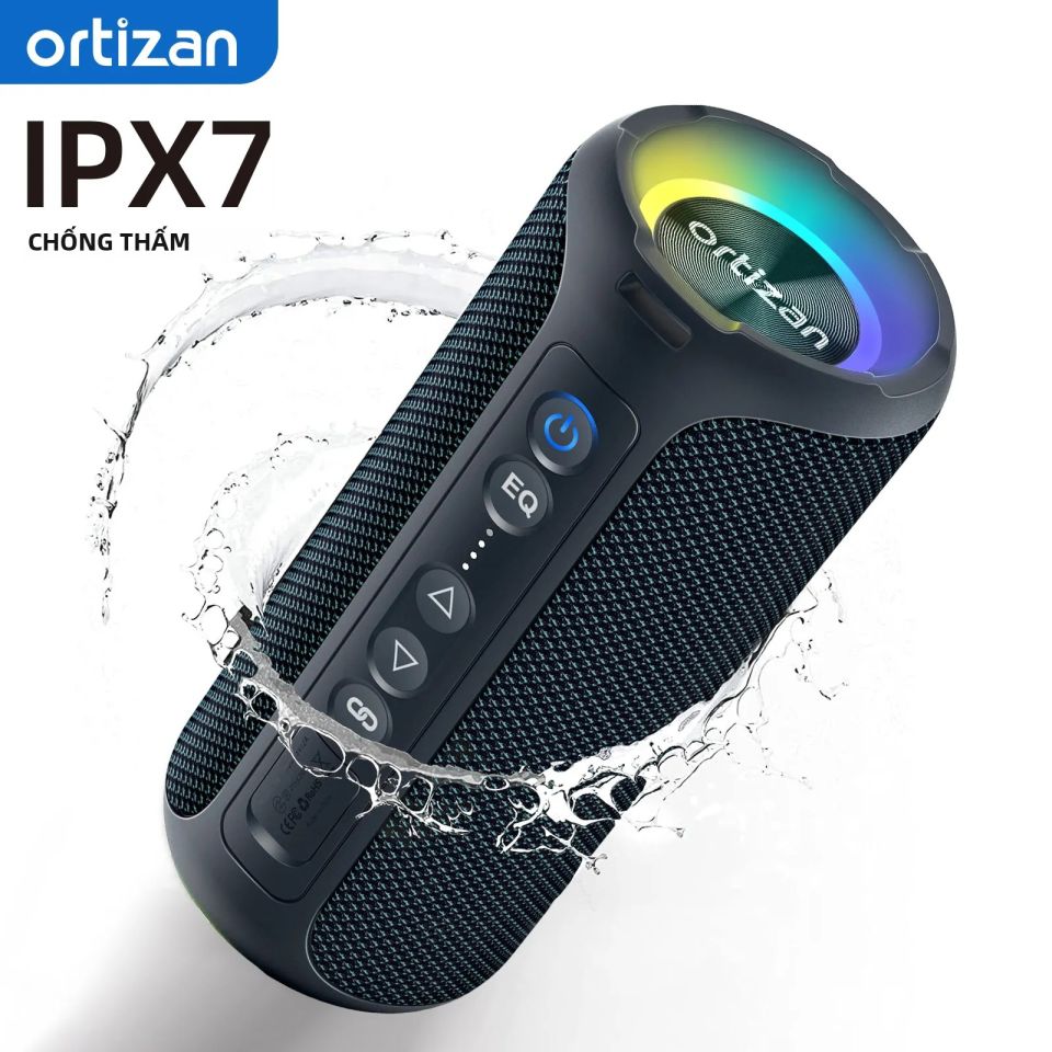 Loa Bluetooth Ortizan X8 Pro 40W Loa Bluetooth Di Động Ngoài Trời Không Dây Chống Nước Có Âm Trầm Tăng Cường Với Thời Lượng Pin 30 Giờ Bluetooth 5.3