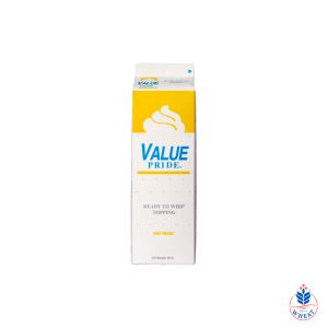 Value Pride Ready to Whip Topping Cream 907G