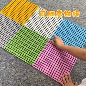 แผ่นจิ๊กซอว์ปูกรง รองกรงสัตว์เลี้ยง สามารถกันลื่นได้ พรมดักทรายแมว แผ่นรองกรงสัตว์เลี้ยง 30*30cm DIY รวม 4 ชิ้น