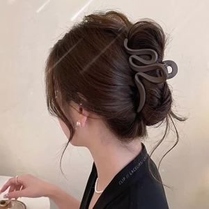 Matted Color Big Size Wave Hair Clip