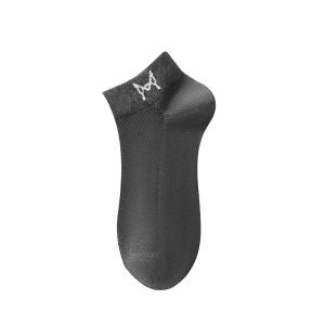 Tất MiiOW cho nam làm  vải cotton nguyên chất 100% mỏng thể thao thấm hút mồ hôi thoáng khí