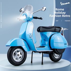 Retro Small Sheep Motorcycle Model With Light and Sound Effects