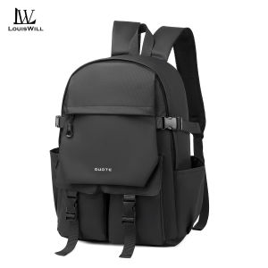 LouisWill กระเป๋าเป้แบคแพ็คกระเป๋าเดินทางสำหรับธุรกิจสำหรับผู้ชายกระเป๋าเป้สะพายหลังทั่วไปแฟชั่นวิทยาลัยกระเป๋าเป้สะพายหลังกันน้ำกระเป๋าสะพายไหล่แบบลำลองกันขโมยกระเป๋านักเรียนแฟชั่นกระเป๋าเป้สะพายหลังสำหรับธุรกิจการเดินทางศึกษา